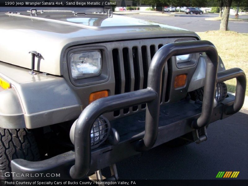 Sand Beige Metallic / Camel 1990 Jeep Wrangler Sahara 4x4