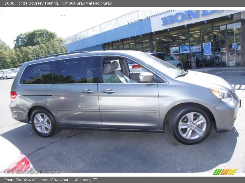 Nimbus Gray Metallic / Gray 2008 Honda Odyssey Touring