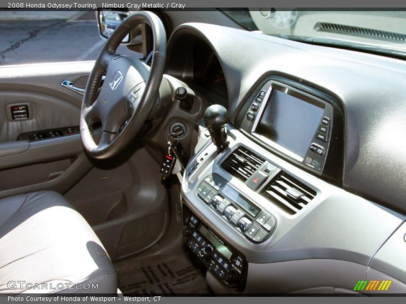 Nimbus Gray Metallic / Gray 2008 Honda Odyssey Touring