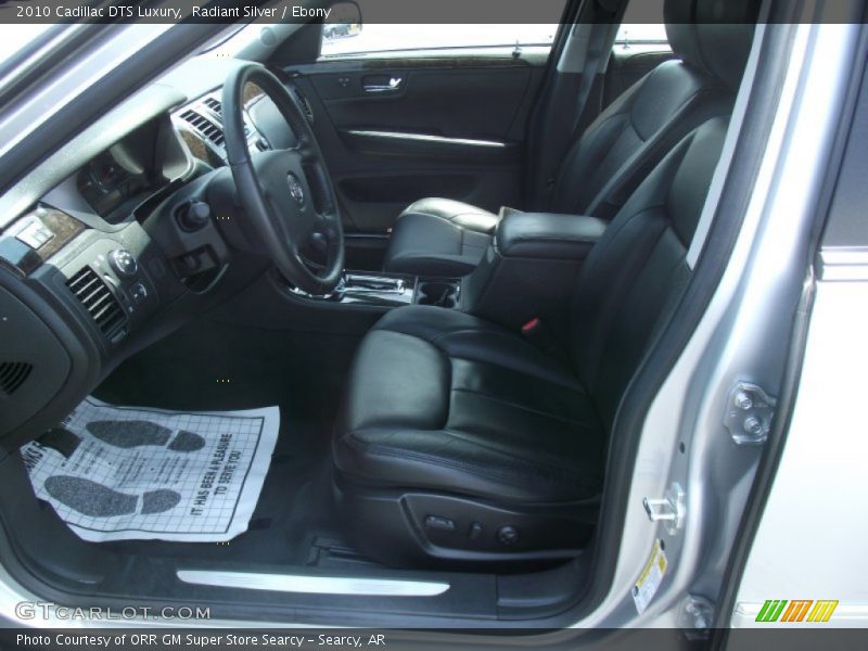 Radiant Silver / Ebony 2010 Cadillac DTS Luxury