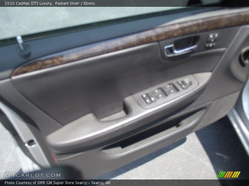 Radiant Silver / Ebony 2010 Cadillac DTS Luxury