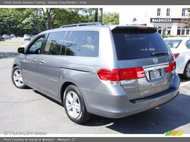 Nimbus Gray Metallic / Gray 2008 Honda Odyssey Touring