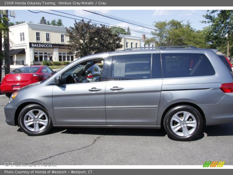Nimbus Gray Metallic / Gray 2008 Honda Odyssey Touring