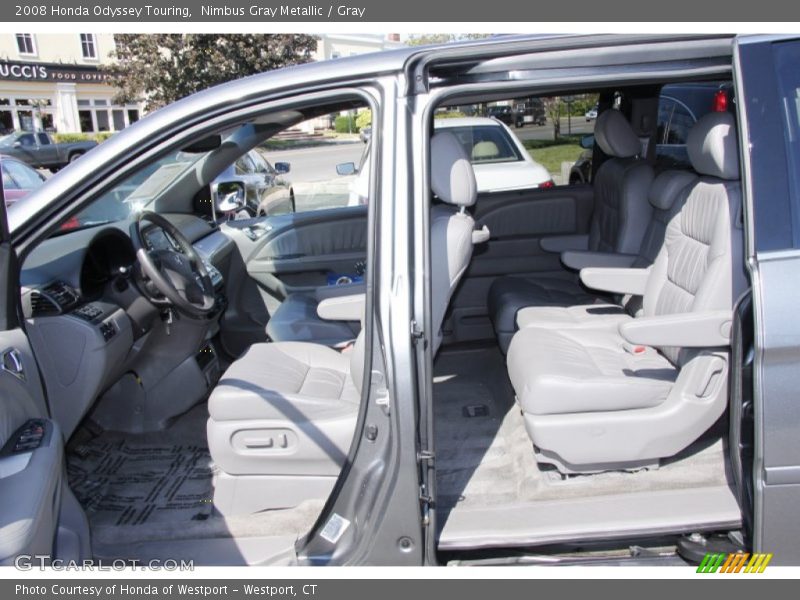 Nimbus Gray Metallic / Gray 2008 Honda Odyssey Touring