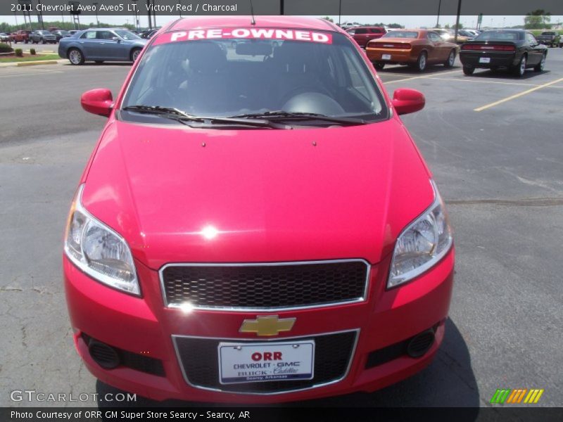 Victory Red / Charcoal 2011 Chevrolet Aveo Aveo5 LT