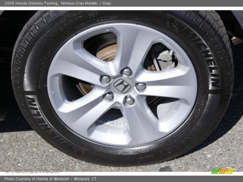 Nimbus Gray Metallic / Gray 2008 Honda Odyssey Touring