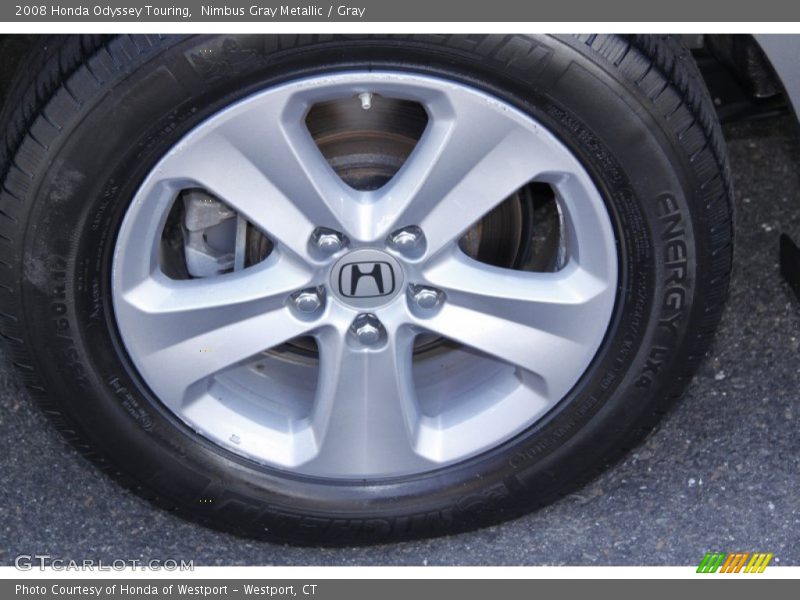 Nimbus Gray Metallic / Gray 2008 Honda Odyssey Touring