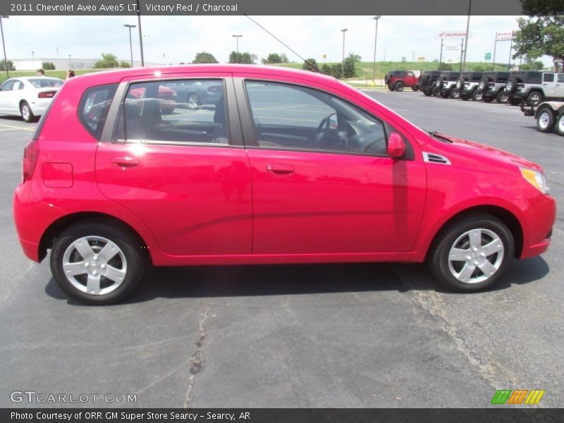 Victory Red / Charcoal 2011 Chevrolet Aveo Aveo5 LT