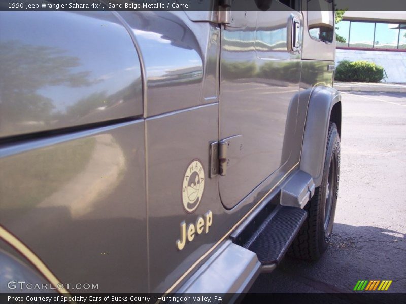 Sand Beige Metallic / Camel 1990 Jeep Wrangler Sahara 4x4