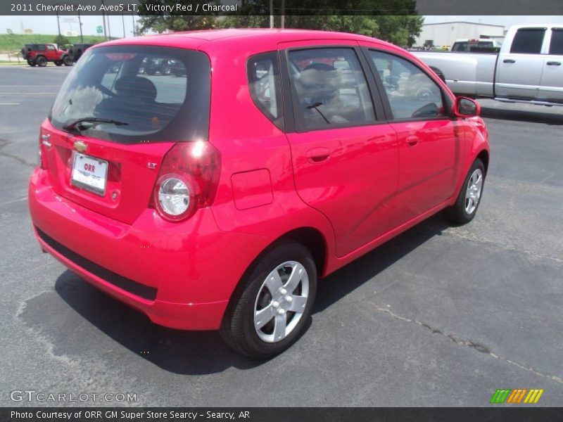Victory Red / Charcoal 2011 Chevrolet Aveo Aveo5 LT