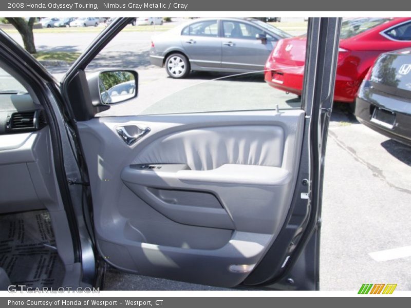 Nimbus Gray Metallic / Gray 2008 Honda Odyssey Touring