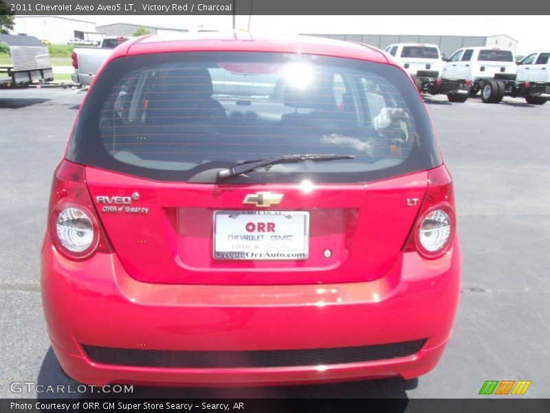 Victory Red / Charcoal 2011 Chevrolet Aveo Aveo5 LT