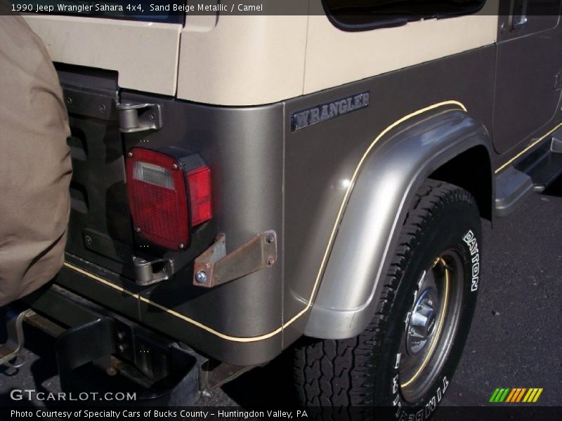 Sand Beige Metallic / Camel 1990 Jeep Wrangler Sahara 4x4