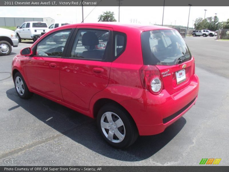 Victory Red / Charcoal 2011 Chevrolet Aveo Aveo5 LT