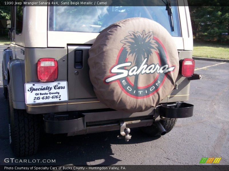 Sand Beige Metallic / Camel 1990 Jeep Wrangler Sahara 4x4