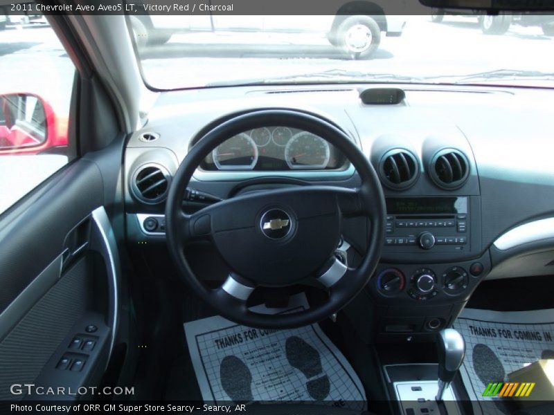 Victory Red / Charcoal 2011 Chevrolet Aveo Aveo5 LT
