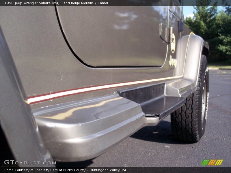 Sand Beige Metallic / Camel 1990 Jeep Wrangler Sahara 4x4