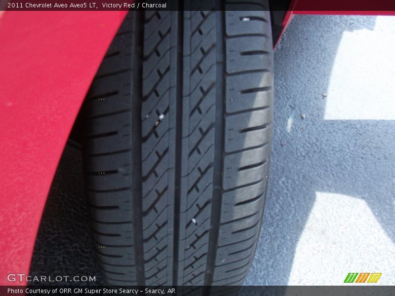 Victory Red / Charcoal 2011 Chevrolet Aveo Aveo5 LT