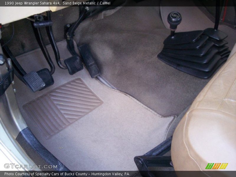 Sand Beige Metallic / Camel 1990 Jeep Wrangler Sahara 4x4