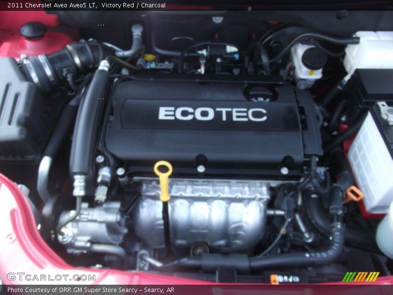 Victory Red / Charcoal 2011 Chevrolet Aveo Aveo5 LT