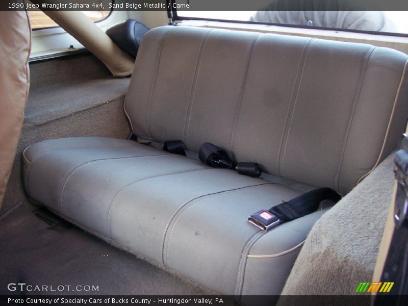 Sand Beige Metallic / Camel 1990 Jeep Wrangler Sahara 4x4