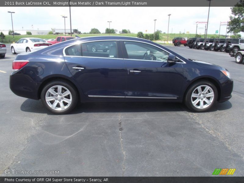 Midnight Blue Metallic / Dark Titanium/Light Titanium 2011 Buick LaCrosse CXL
