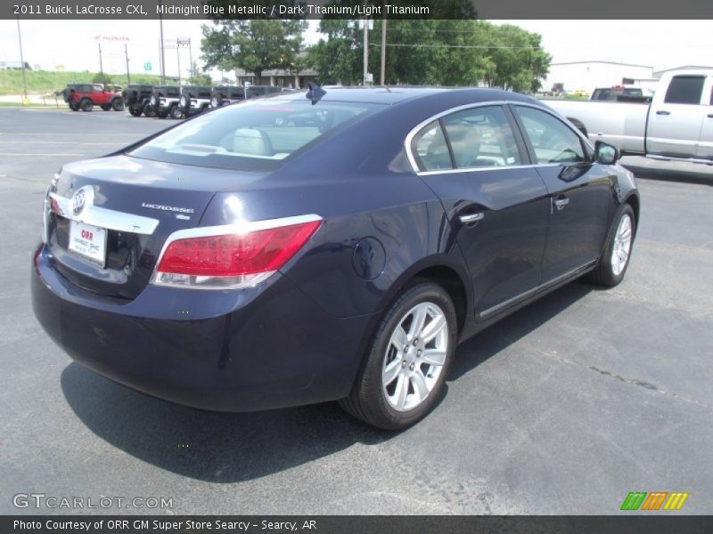 Midnight Blue Metallic / Dark Titanium/Light Titanium 2011 Buick LaCrosse CXL