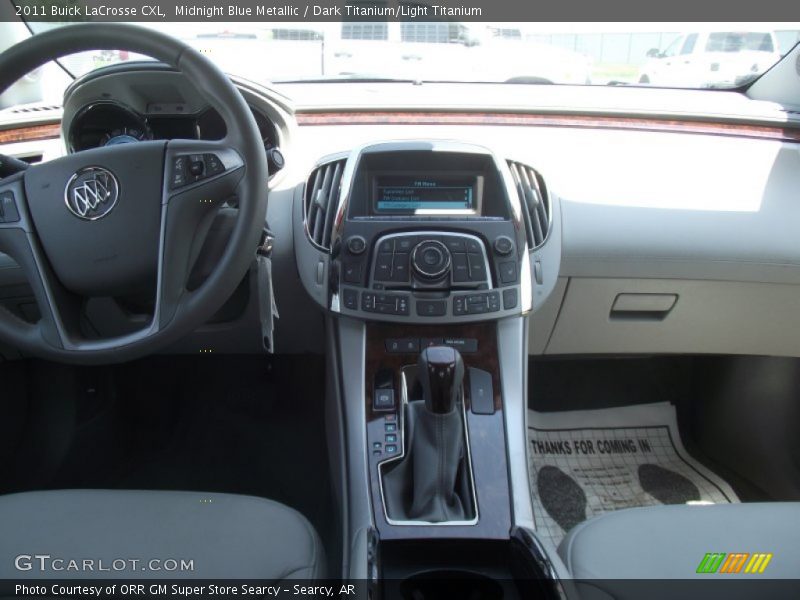 Midnight Blue Metallic / Dark Titanium/Light Titanium 2011 Buick LaCrosse CXL