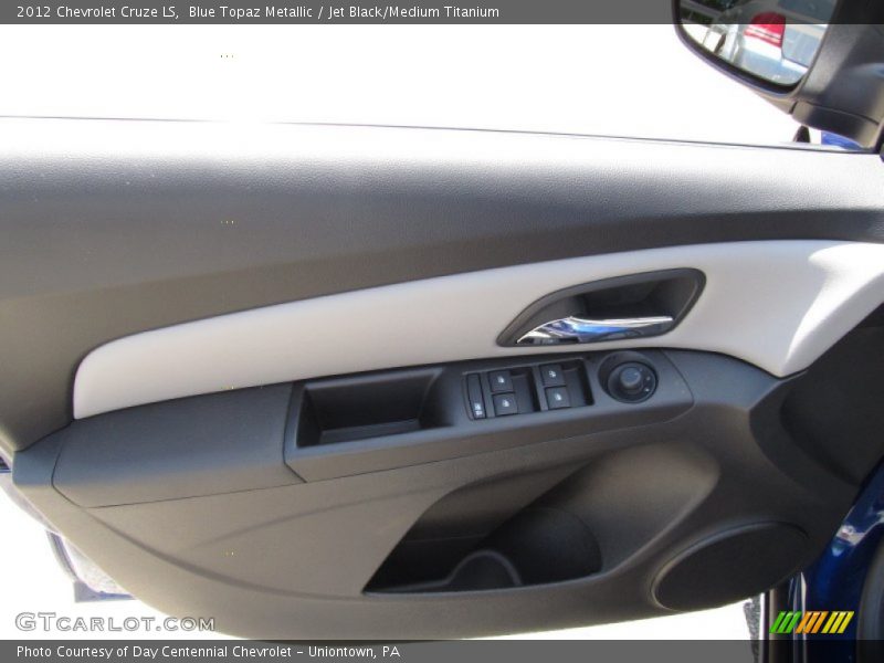 Blue Topaz Metallic / Jet Black/Medium Titanium 2012 Chevrolet Cruze LS