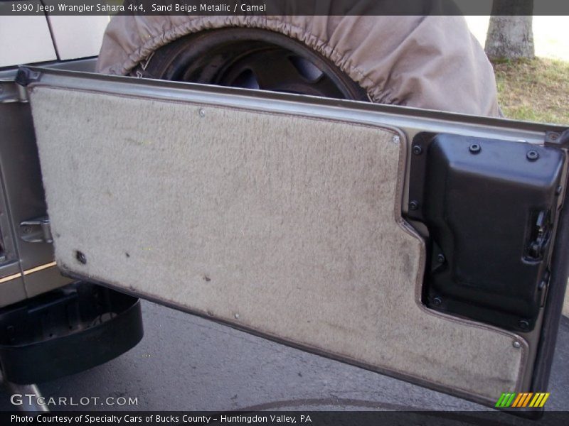 Sand Beige Metallic / Camel 1990 Jeep Wrangler Sahara 4x4