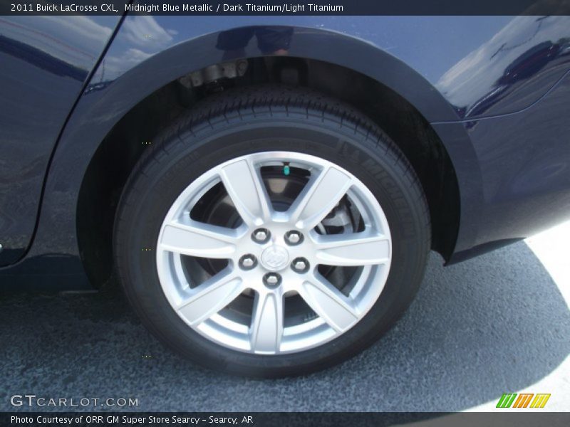 Midnight Blue Metallic / Dark Titanium/Light Titanium 2011 Buick LaCrosse CXL