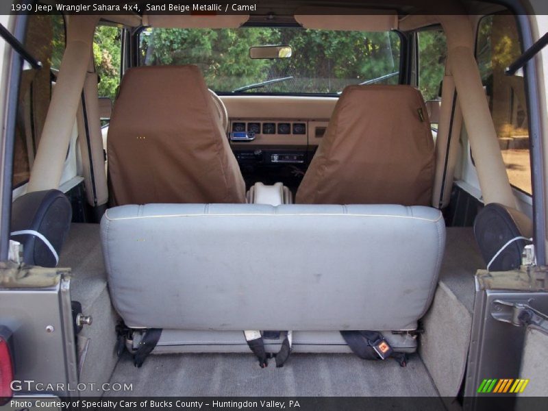 Sand Beige Metallic / Camel 1990 Jeep Wrangler Sahara 4x4