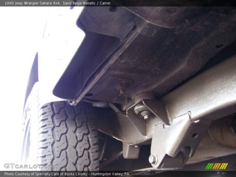 Sand Beige Metallic / Camel 1990 Jeep Wrangler Sahara 4x4