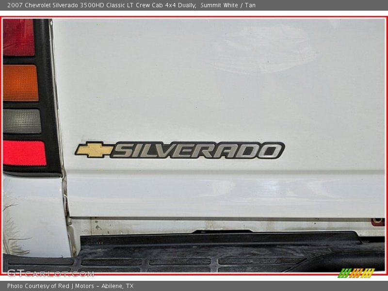Summit White / Tan 2007 Chevrolet Silverado 3500HD Classic LT Crew Cab 4x4 Dually