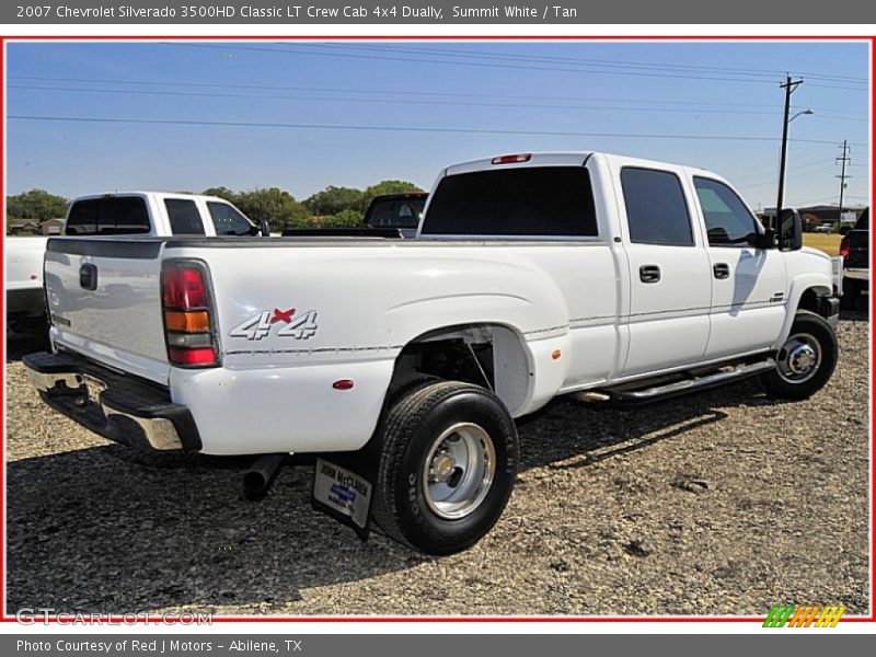 Summit White / Tan 2007 Chevrolet Silverado 3500HD Classic LT Crew Cab 4x4 Dually