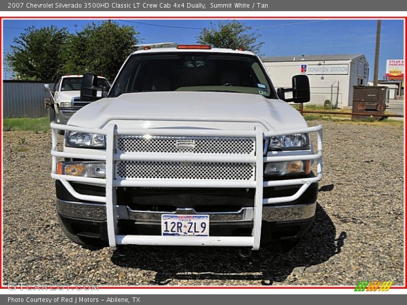 Summit White / Tan 2007 Chevrolet Silverado 3500HD Classic LT Crew Cab 4x4 Dually