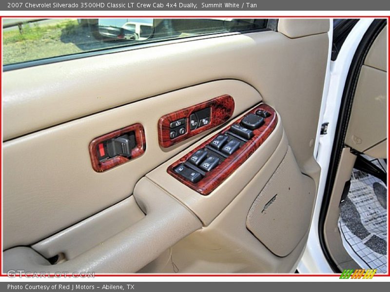 Summit White / Tan 2007 Chevrolet Silverado 3500HD Classic LT Crew Cab 4x4 Dually