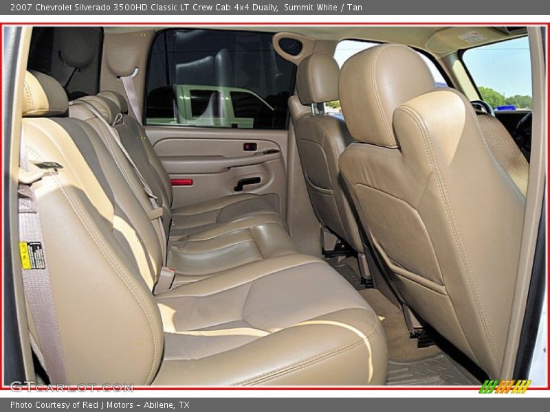 Summit White / Tan 2007 Chevrolet Silverado 3500HD Classic LT Crew Cab 4x4 Dually
