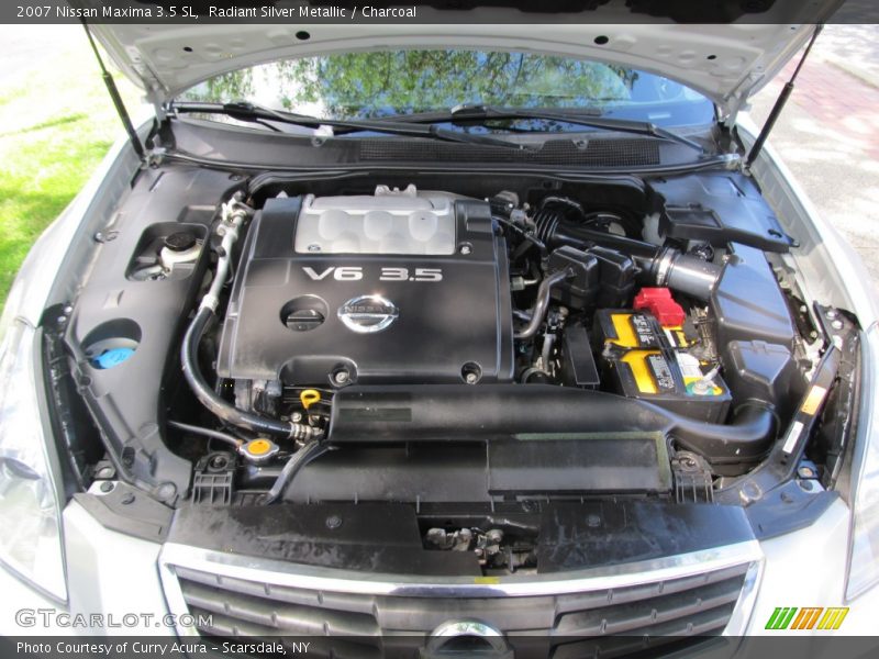 Radiant Silver Metallic / Charcoal 2007 Nissan Maxima 3.5 SL