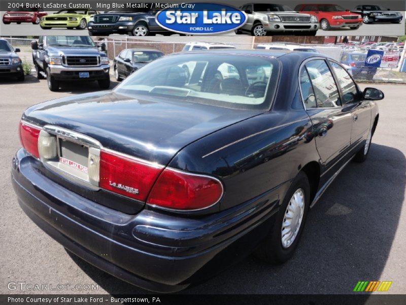 Ming Blue Metallic / Medium Gray 2004 Buick LeSabre Custom