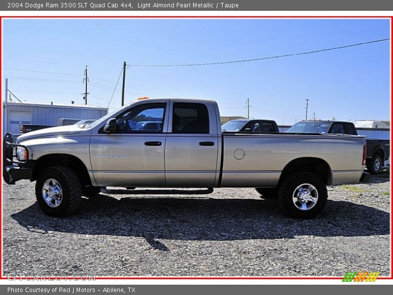 Light Almond Pearl Metallic / Taupe 2004 Dodge Ram 3500 SLT Quad Cab 4x4