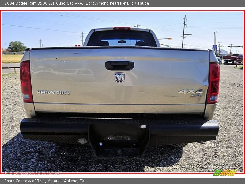 Light Almond Pearl Metallic / Taupe 2004 Dodge Ram 3500 SLT Quad Cab 4x4