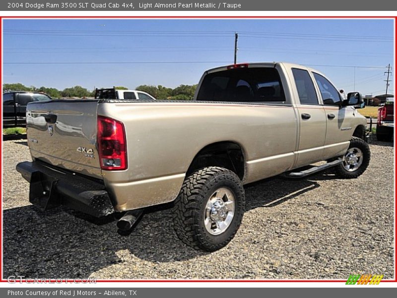 Light Almond Pearl Metallic / Taupe 2004 Dodge Ram 3500 SLT Quad Cab 4x4