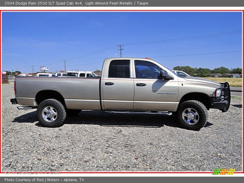 Light Almond Pearl Metallic / Taupe 2004 Dodge Ram 3500 SLT Quad Cab 4x4