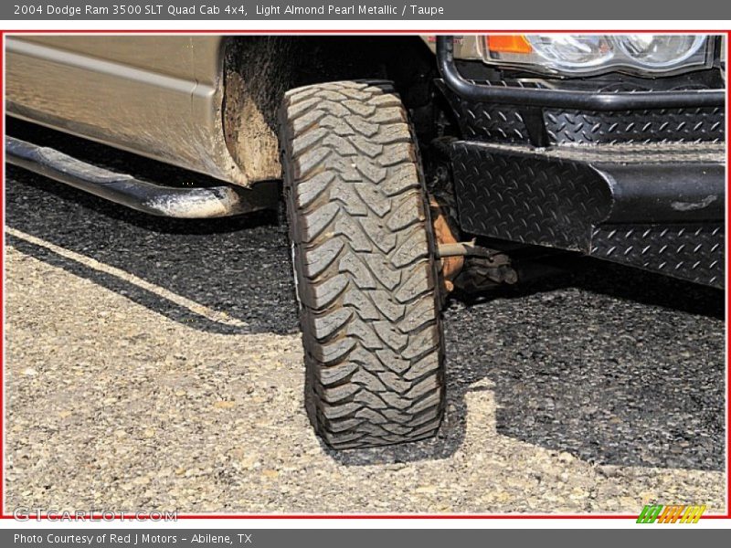 Light Almond Pearl Metallic / Taupe 2004 Dodge Ram 3500 SLT Quad Cab 4x4