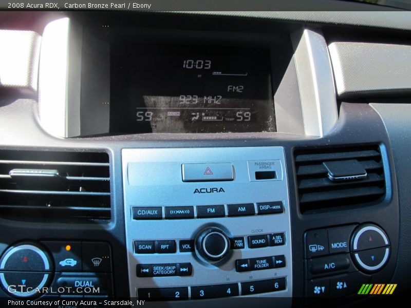Carbon Bronze Pearl / Ebony 2008 Acura RDX