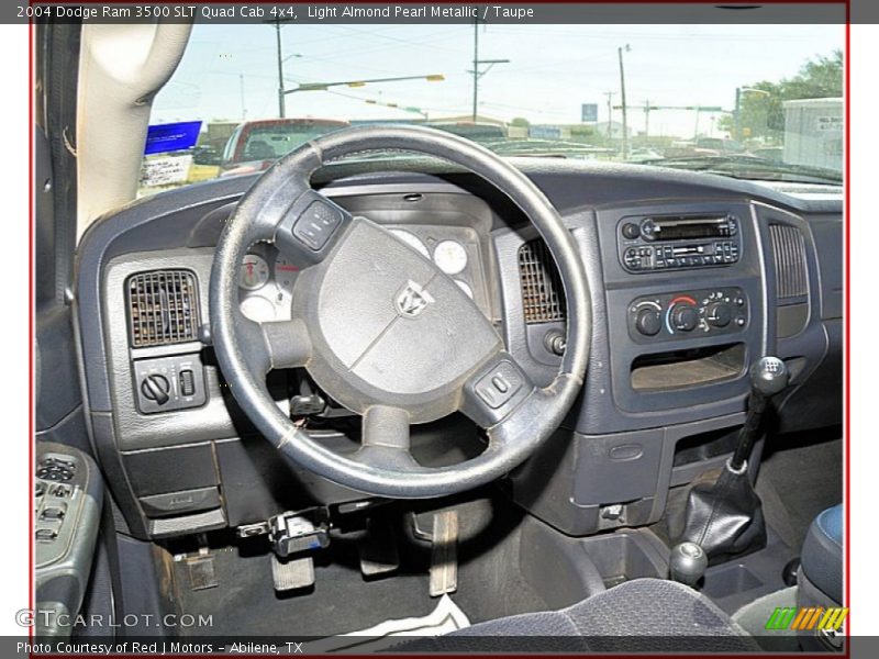 Light Almond Pearl Metallic / Taupe 2004 Dodge Ram 3500 SLT Quad Cab 4x4