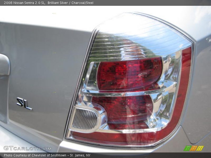 Brilliant Silver / Charcoal/Steel 2008 Nissan Sentra 2.0 SL