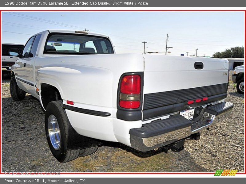 Bright White / Agate 1998 Dodge Ram 3500 Laramie SLT Extended Cab Dually