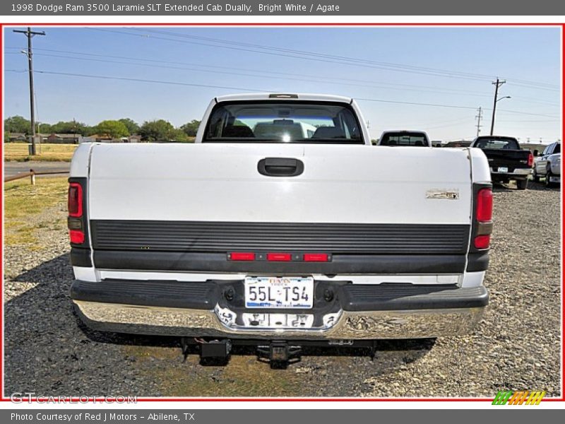 Bright White / Agate 1998 Dodge Ram 3500 Laramie SLT Extended Cab Dually